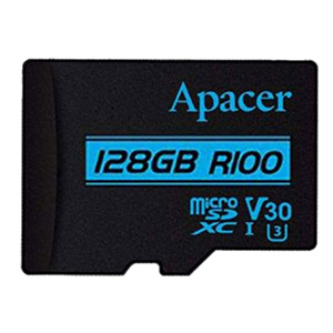 کارت حافظه microSDXC اپیسر مدل V30 کلاس 10 استاندارد UHS-I U3 سرعت 100MBps ظرفیت 128گیگابایت