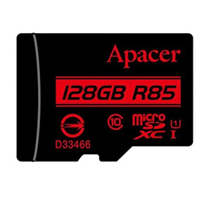 کارت حافظه microSDXC اپیسر کلاس 10 استاندارد UHS-I U1 سرعت 85MBps همراه با آداپتور SD ظرفیت 128 گیگابایت