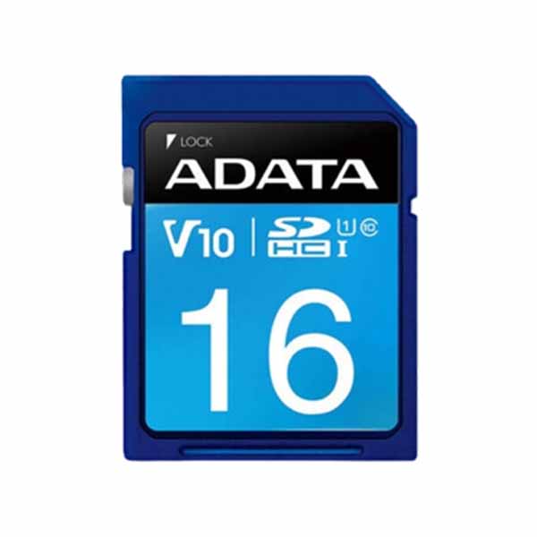 کارت حافظه‌ SDXC ای دیتا مدل Premier V10 کلاس 10 استاندارد UHS-I  سرعت 100MBps ظرفیت 16 گیگابایت