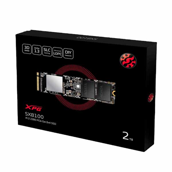 حافظه SSD اینترنال 256 ترابایت ای دی تا مدل مدل XPG SX8100 NVMe M.2