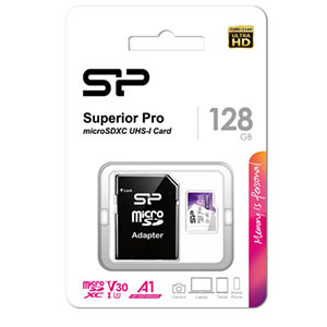 مموری میکرو اس دی سیلیکون پاور Superior Pro color A1 V30 ظرفیت 128GB