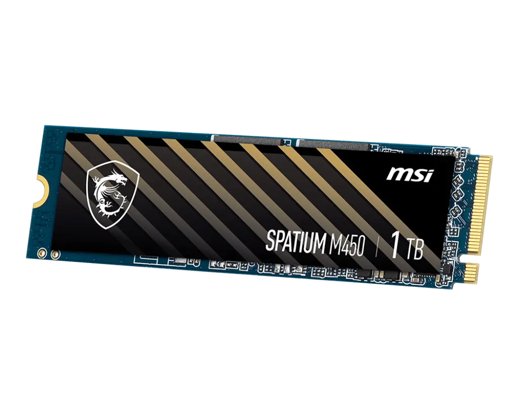 اس اس دی اینترنال ام اس آی مدل SPATIUM M450 PCIe 4.0 NVMe M.2 ظرفیت 250 گیگابایت