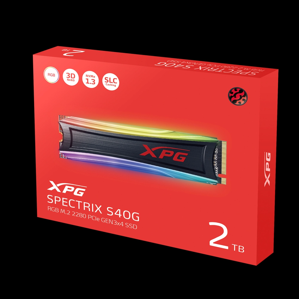 اس اس دی اینترنال ای دیتا مدل XPG SPECTRIX S40G RGB PCIe ظرفیت 2 ترابایت