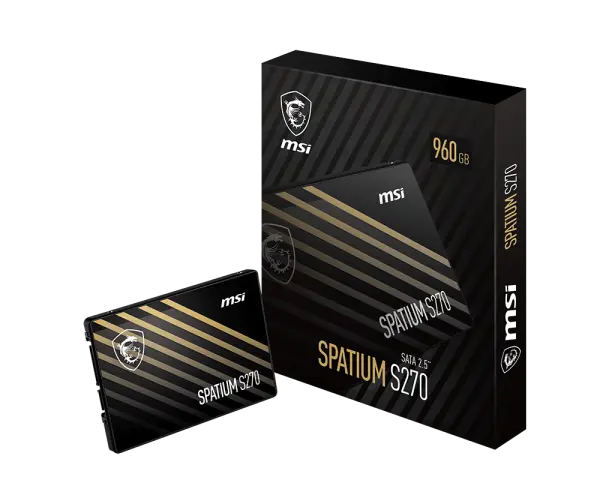 اس اس دی اینترنال ام اس آی مدل SPATIUM S270 SATA 2.5 ظرفیت 960 گیگابایت