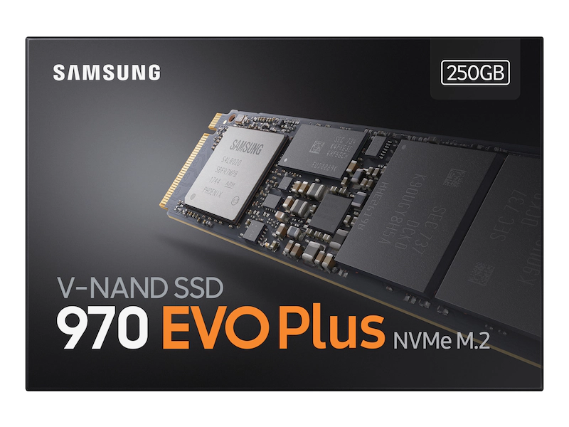 اس اس دی اینترنال سامسونگ مدل SAMSUNG 970 EVO Plus NVMe M.2 SSD ظرفیت 250 گیگابایت