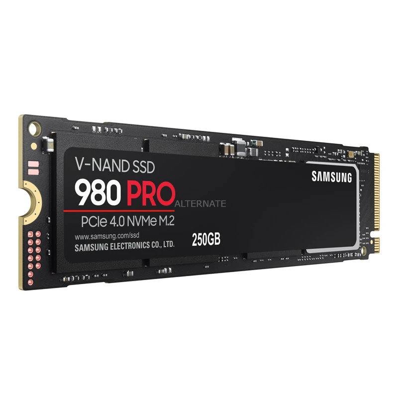 اس اس دی اینترنال سامسونگ مدل SAMSUNG 980PRO PCIe NVMe SSD ظرفیت 250 گیگابایت