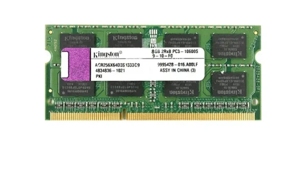 رم لپ تاپ کینگستون RAM KINGSTON DDR3 PC3 10600 1333Mhz