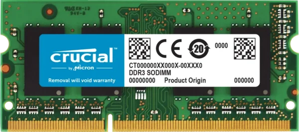 رم لپ تاپ کروشیال مدل Crucial 4GB DDR3L-1600 SODIMM nozhanit.com