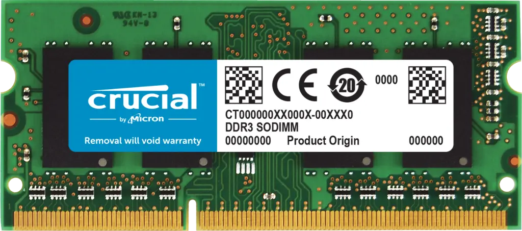 رم لپ تاپ کروشیال مدل Crucial 4GB DDR3L-1333 SODIMM Memory for Mac ظرفیت 4 گیگابایت