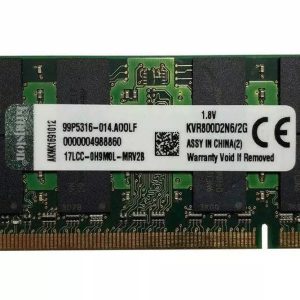 رم لپ تاپ کینگستون RAM Kingston 2G DDR2 PC2 ظرفیت 2 گیگابایت