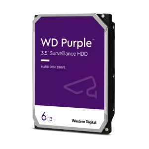هارد دیسک اینترنال دیجیتال وسترن مدل WD Purple Surveillance Hard Drive ظرفیت 6 ترابایت