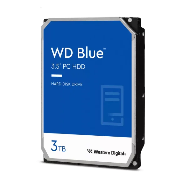 هارد دیسک اینترنال وسترن دیجیتال مدل WD Blue PC Desktop Hard Drive ظرفیت 3 ترابایت