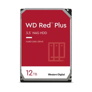 هارد دیسک اینترنال وسترن دیجیتال مدل Western Digital WD Red Plus NAS Hard Drive 3.5-Inch ظرفیت 12 ترابایت
