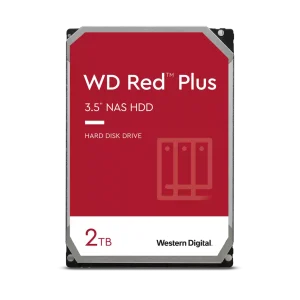 هارد دیسک اینترنال وسترن دیجیتال مدل Western Digital WD Red Plus NAS Hard Drive 3.5-Inch ظرفیت 2 ترابایت