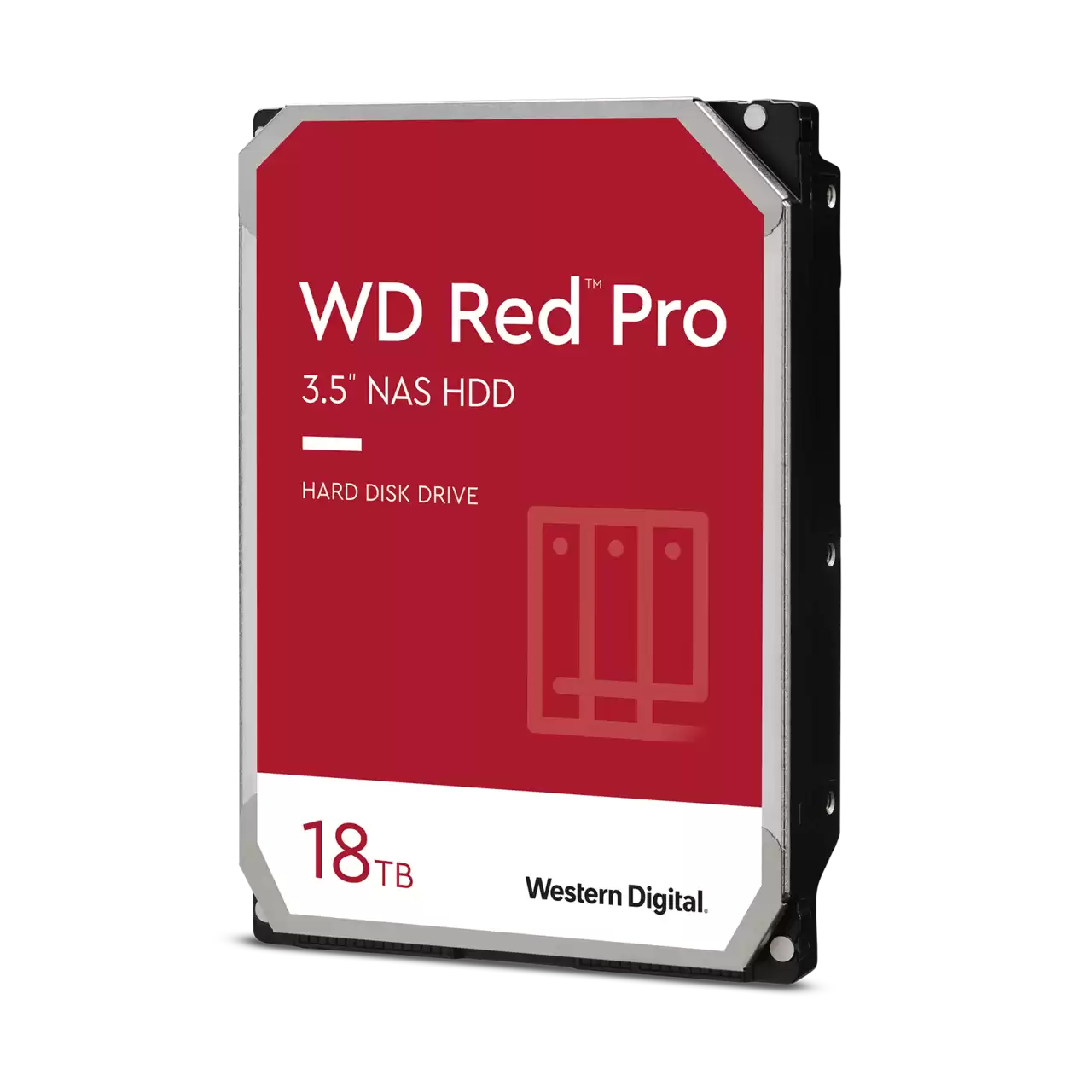 هارد دیسک اینترنال وسترن دیجیتال مدل Western Digital WD Red Pro NAS Hard Drive ظرفیت 18 ترابایت