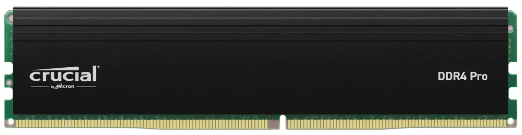 رم کامپیوتر کروشیال سری پرو مدل Crucial 16GB DDR4-3200 UDIMM Series Pro ظرفیت 16 گیگابایت